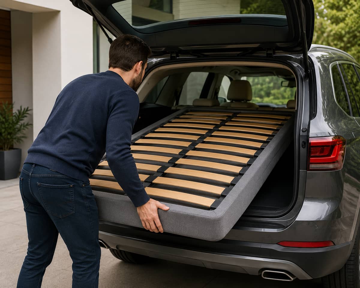 comment-transporter-un-sommier-dans-une-voiture