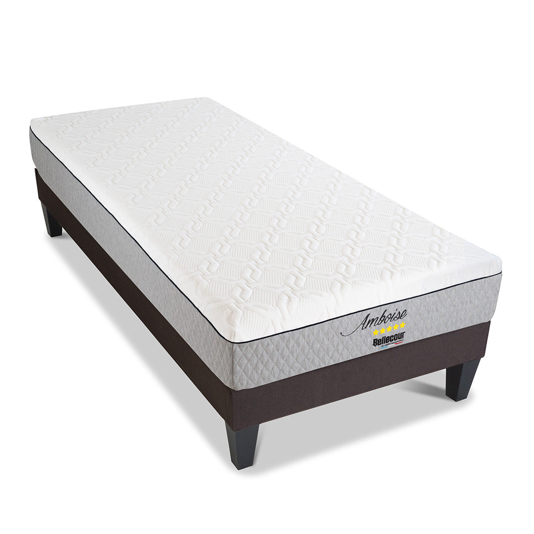 Ensemble Matelas Mémoire de forme AMBOISE avec sommier