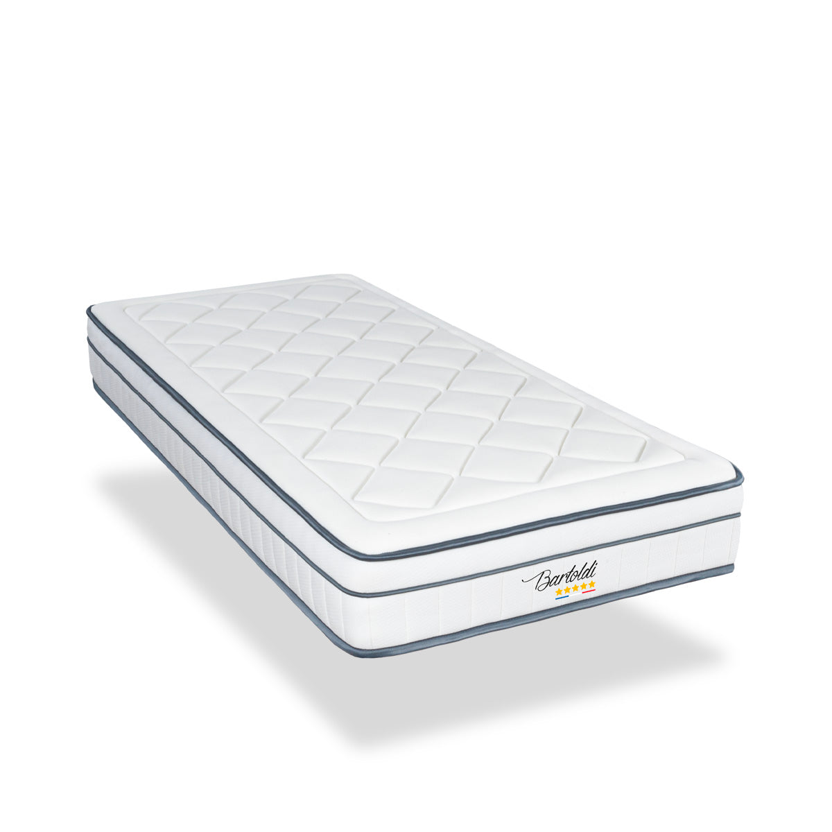 Prêt-à-dormir BARTOLDI avec Sommier, Couette, Oreillers et Protège-matelas