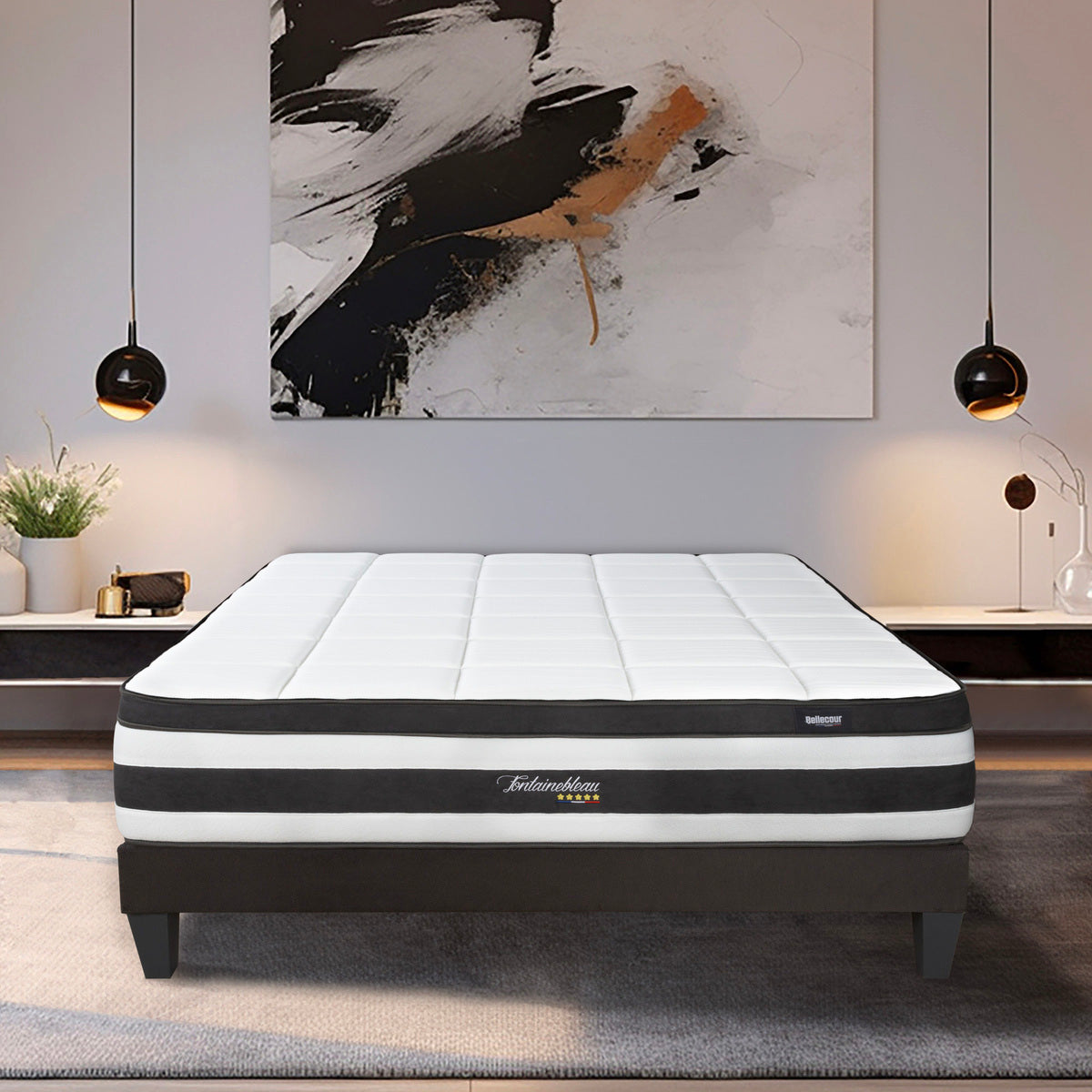 Matelas Ressorts ensachés 25 cm FONTAINEBLEAU