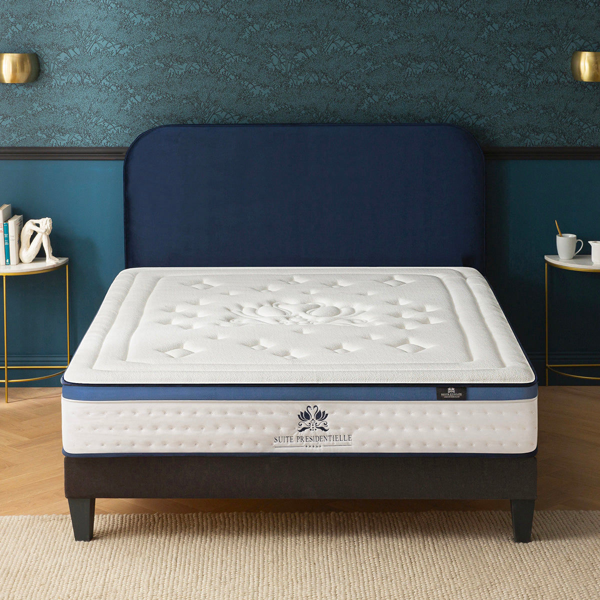Ensemble Matelas Mémoire de forme SUITE PRÉSIDENTIELLE avec sommier