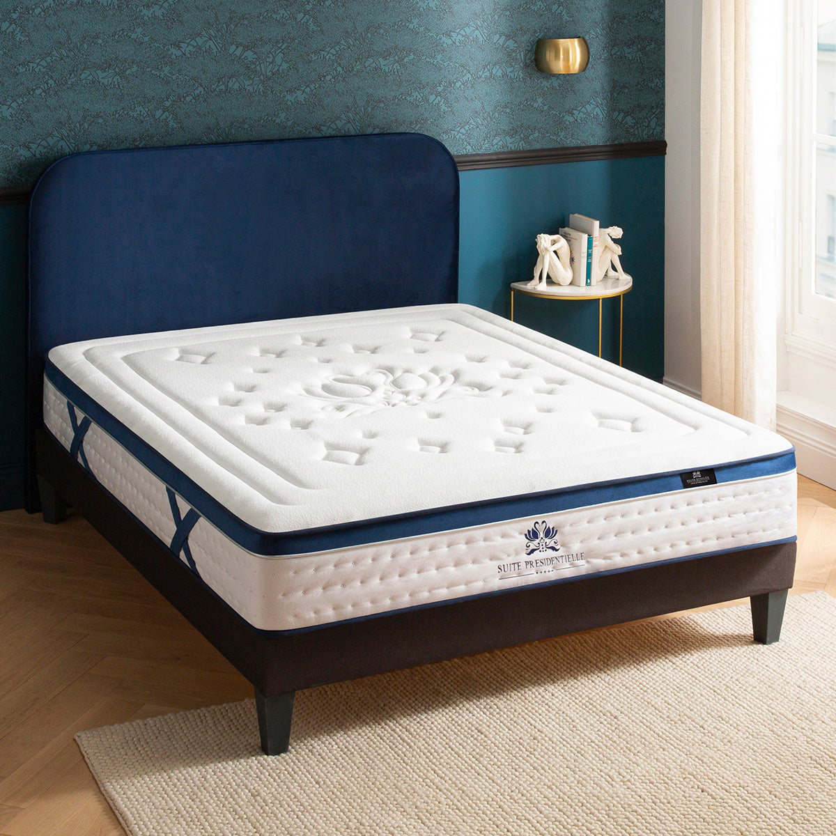 Ensemble Matelas Mémoire de forme SUITE PRÉSIDENTIELLE avec sommier