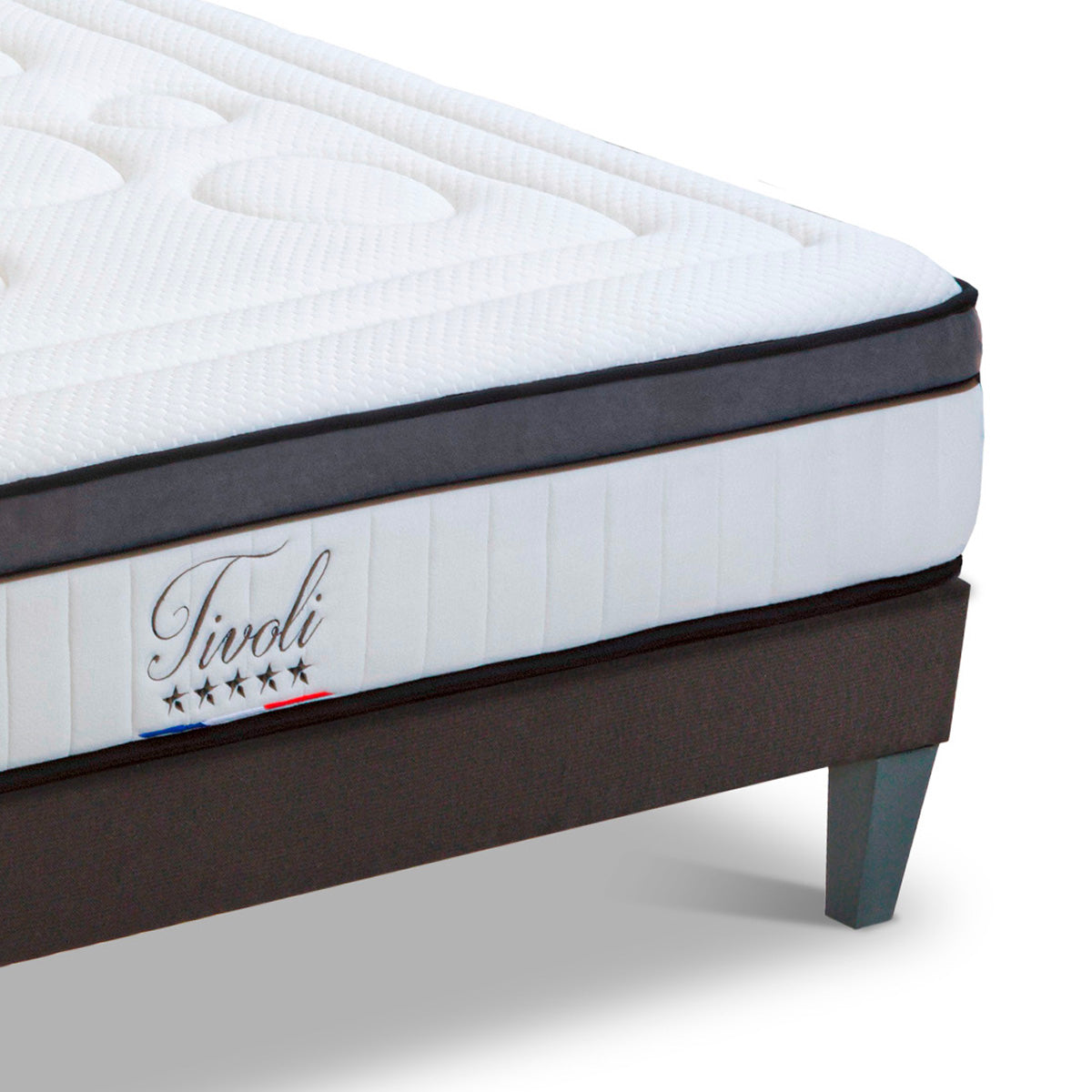 Ensemble Matelas Mémoire de forme TIVOLI avec sommier