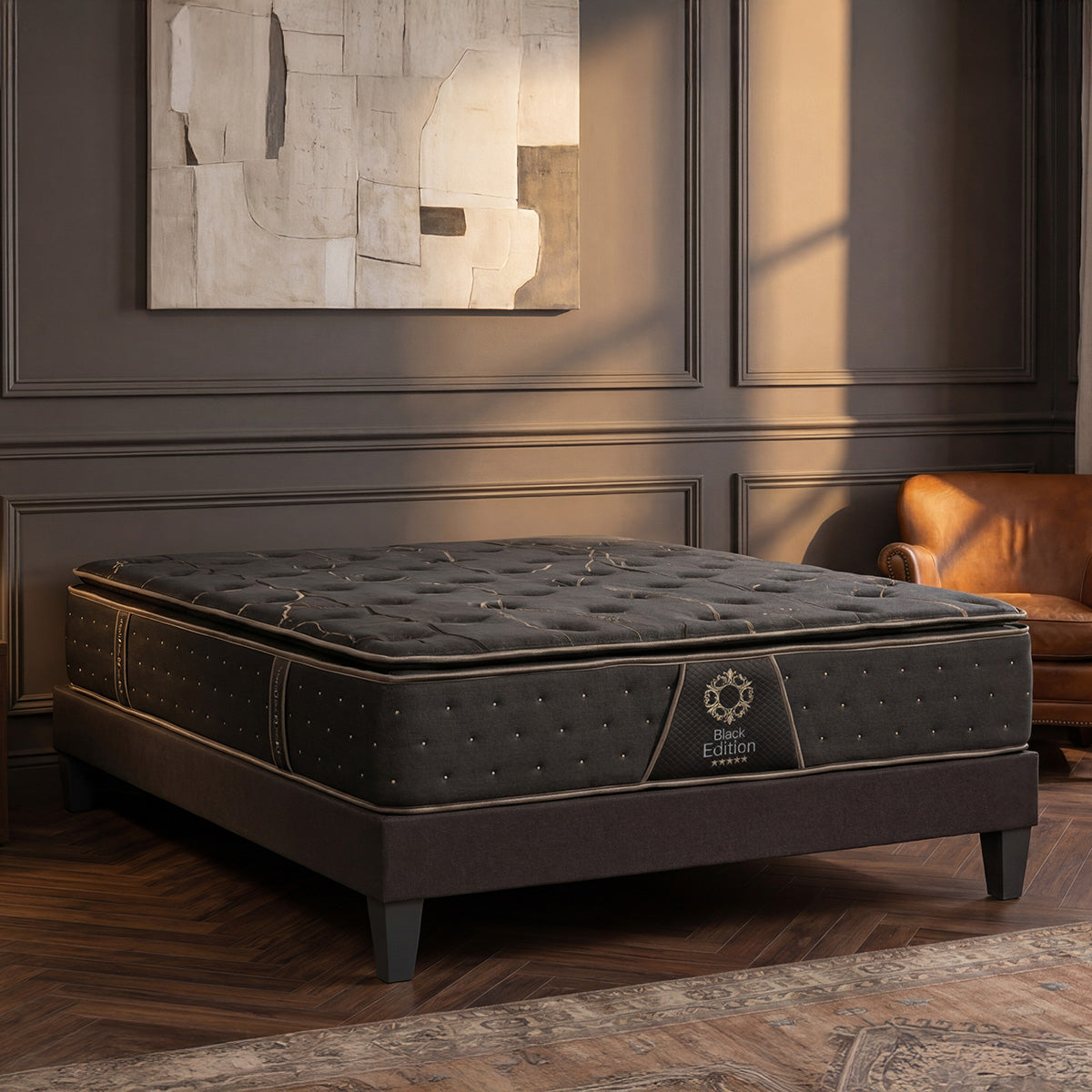 Matelas Mémoire de forme 34 cm BLACK EDITION