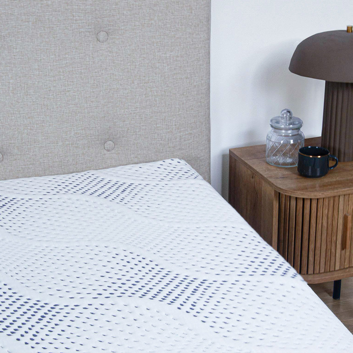 Surmatelas Mémoire de forme et Gel fraîcheur 5 cm VISCO TOUCH