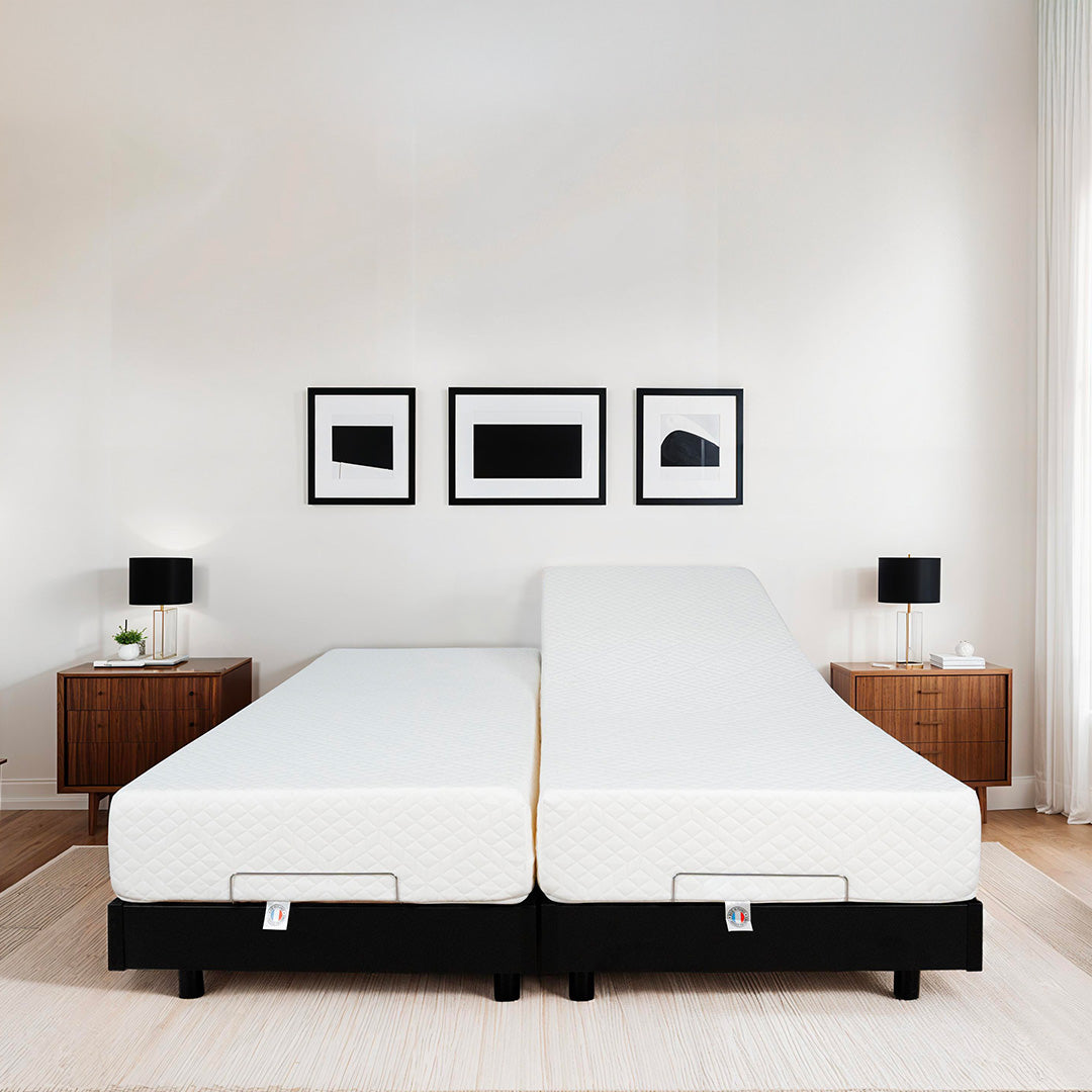 Ensemble Matelas Mémoire de forme ABSOLU avec sommier FLEX
