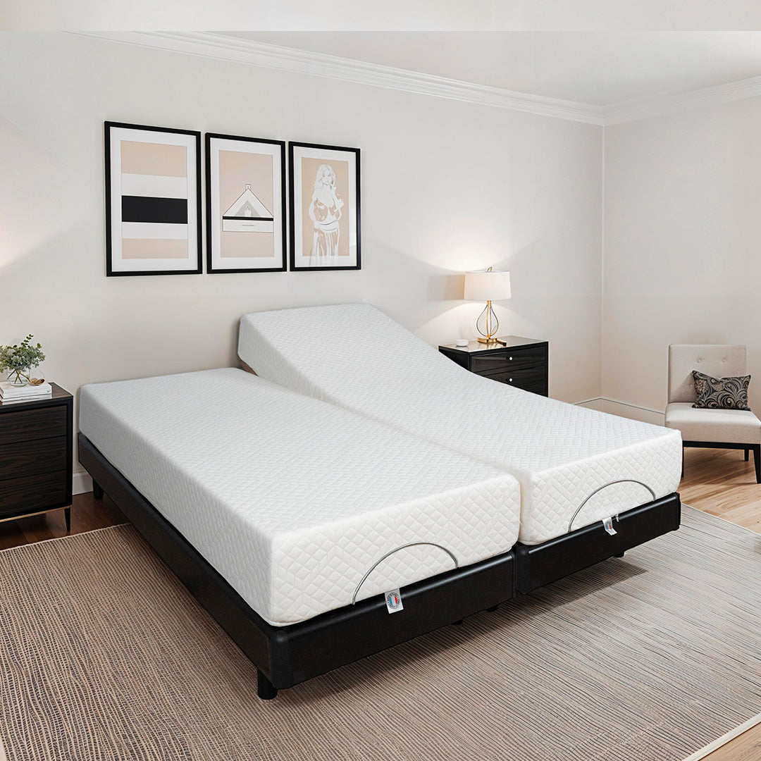 Ensemble Matelas Mémoire de forme ABSOLU avec sommier BODYSOFT