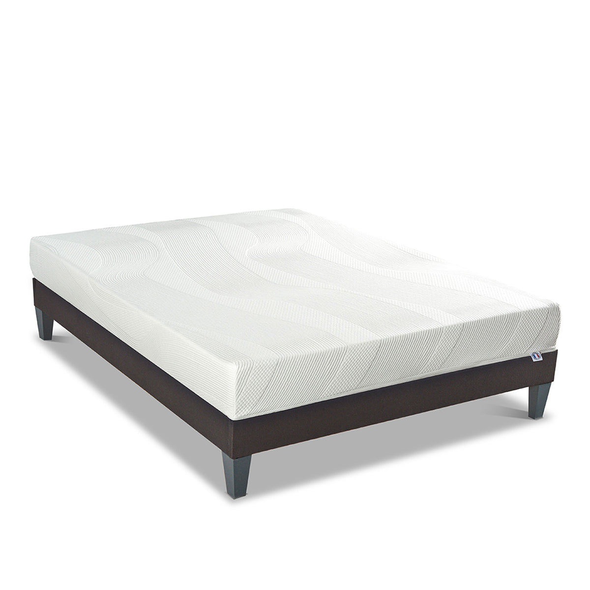Ensemble Matelas Mémoire de forme PARIS avec sommier