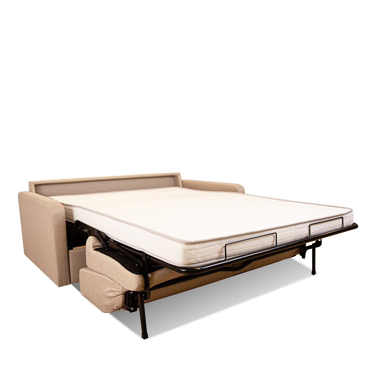 Canapé-lit Tissu avec Matelas BASTILLE