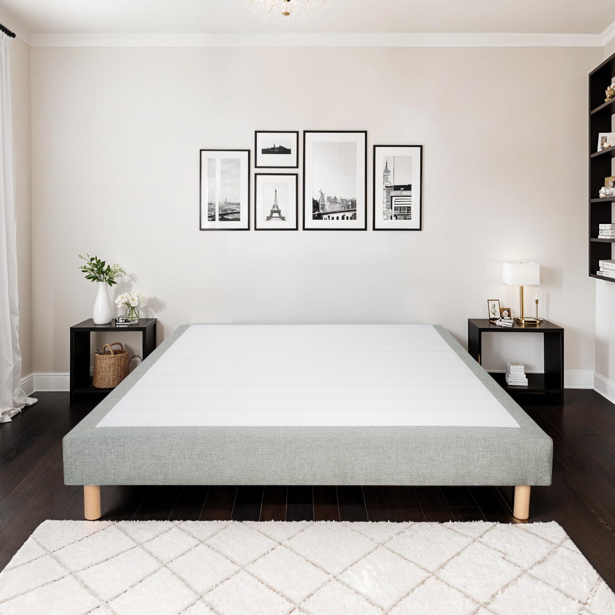 Sommier Tapissier Tissu SISAL