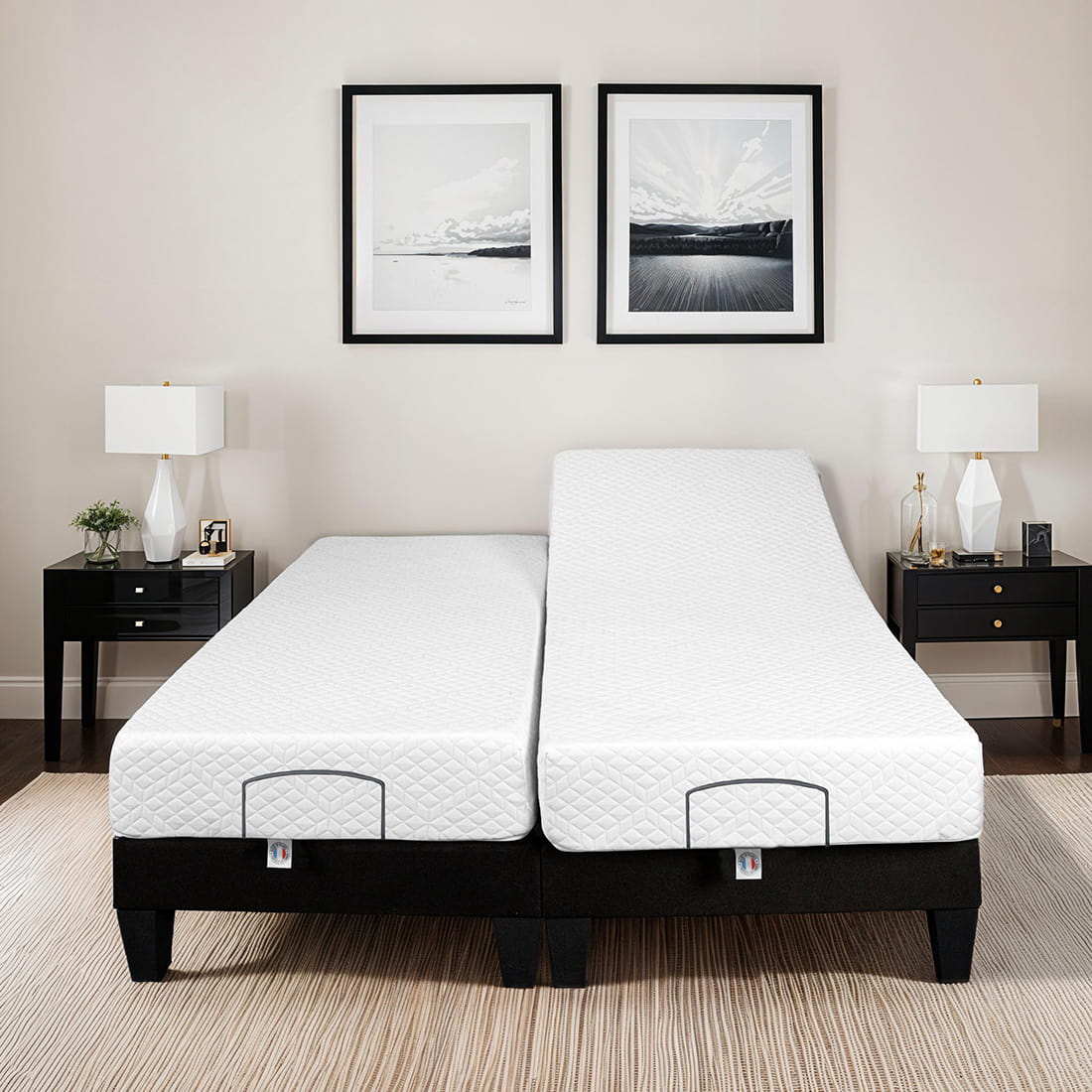 Ensemble Matelas Mémoire de forme ABSOLU avec sommier ROCHEREAU