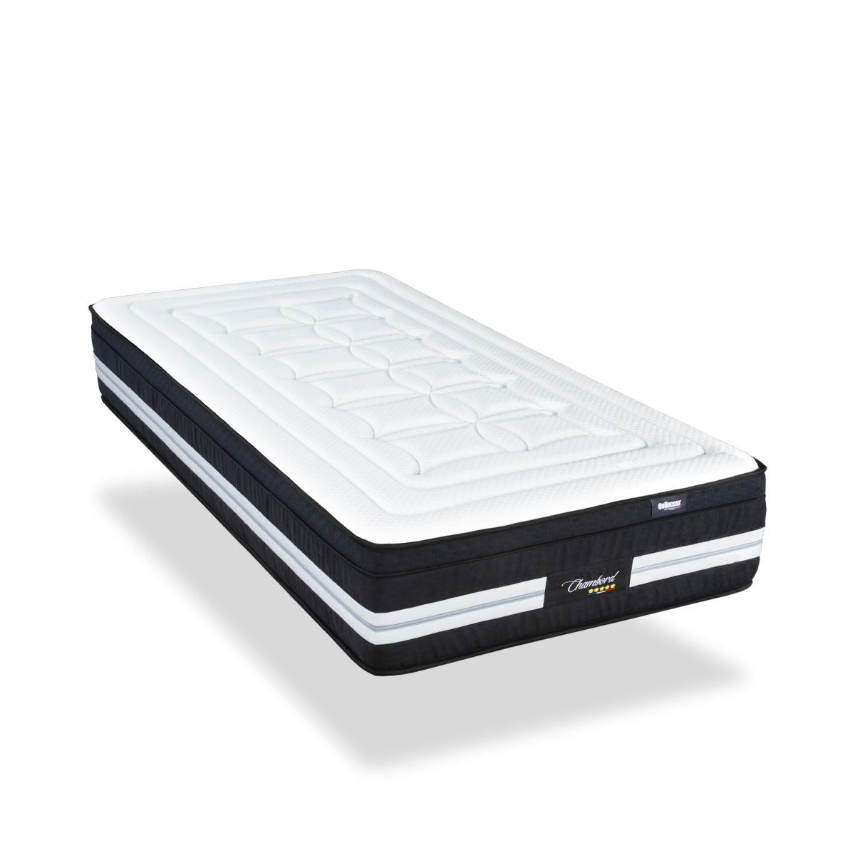 Ensemble Chambord - Matelas micro-ressorts moelleux + Sommier - 32 cm d'épaisseur