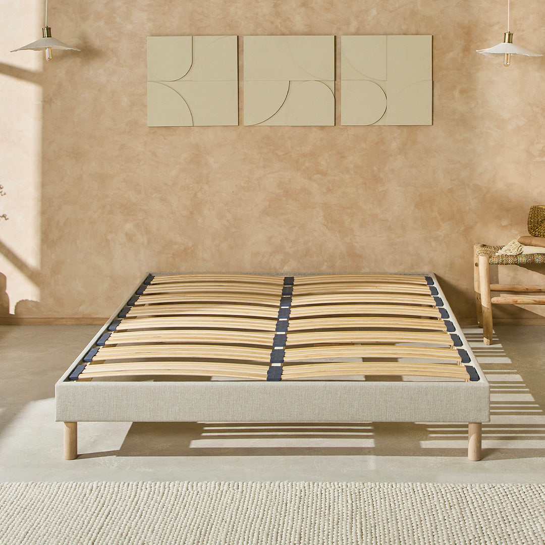 Sommier À Lattes Tissu LINO