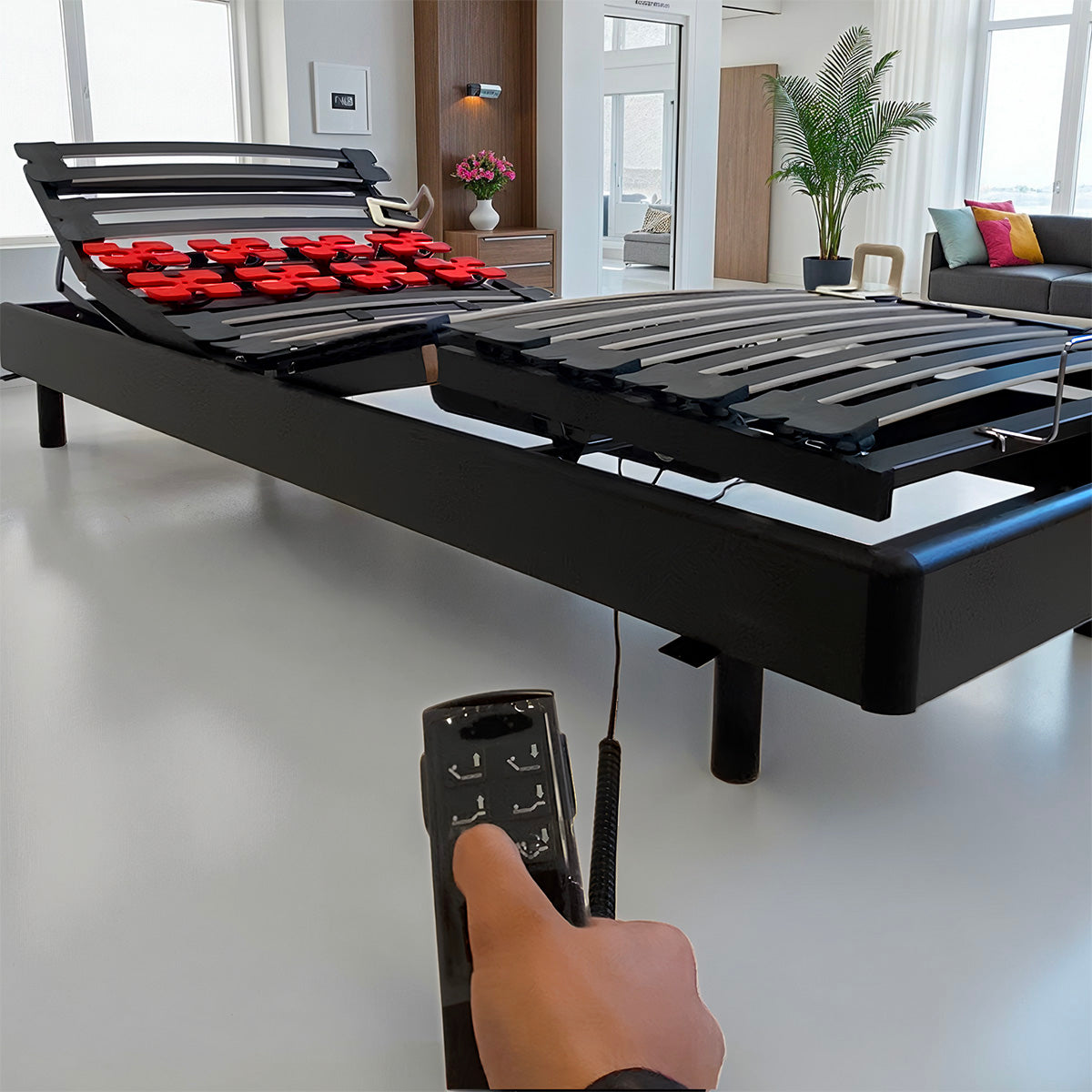 Sommier électrique à lattes et plots BODYSOFT