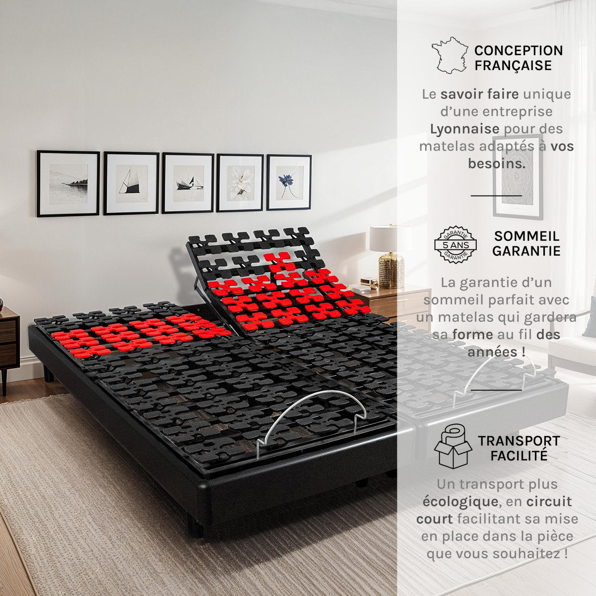 Sommier électrique à plots SUPERFLEX
