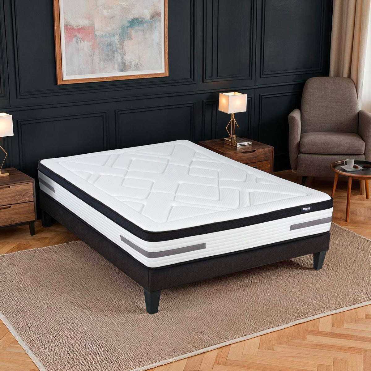 Matelas Ressorts ensachés 24 cm BELLEVUE