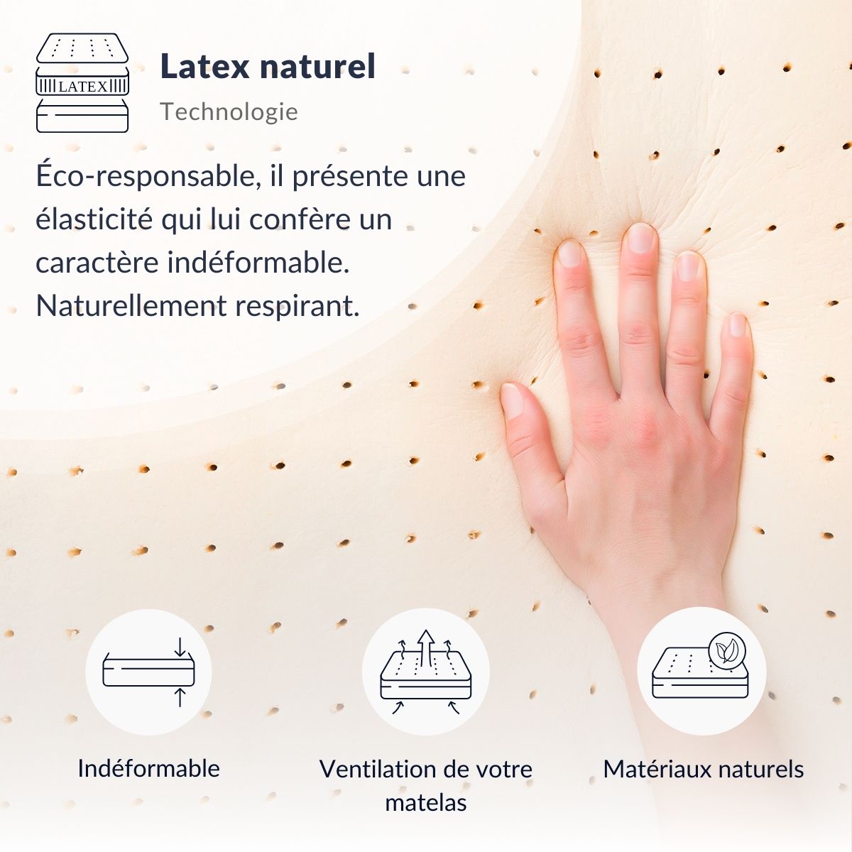 Prêt-à-dormir PRÉLUDE avec Sommier, Couette, Oreillers et Protège-matelas