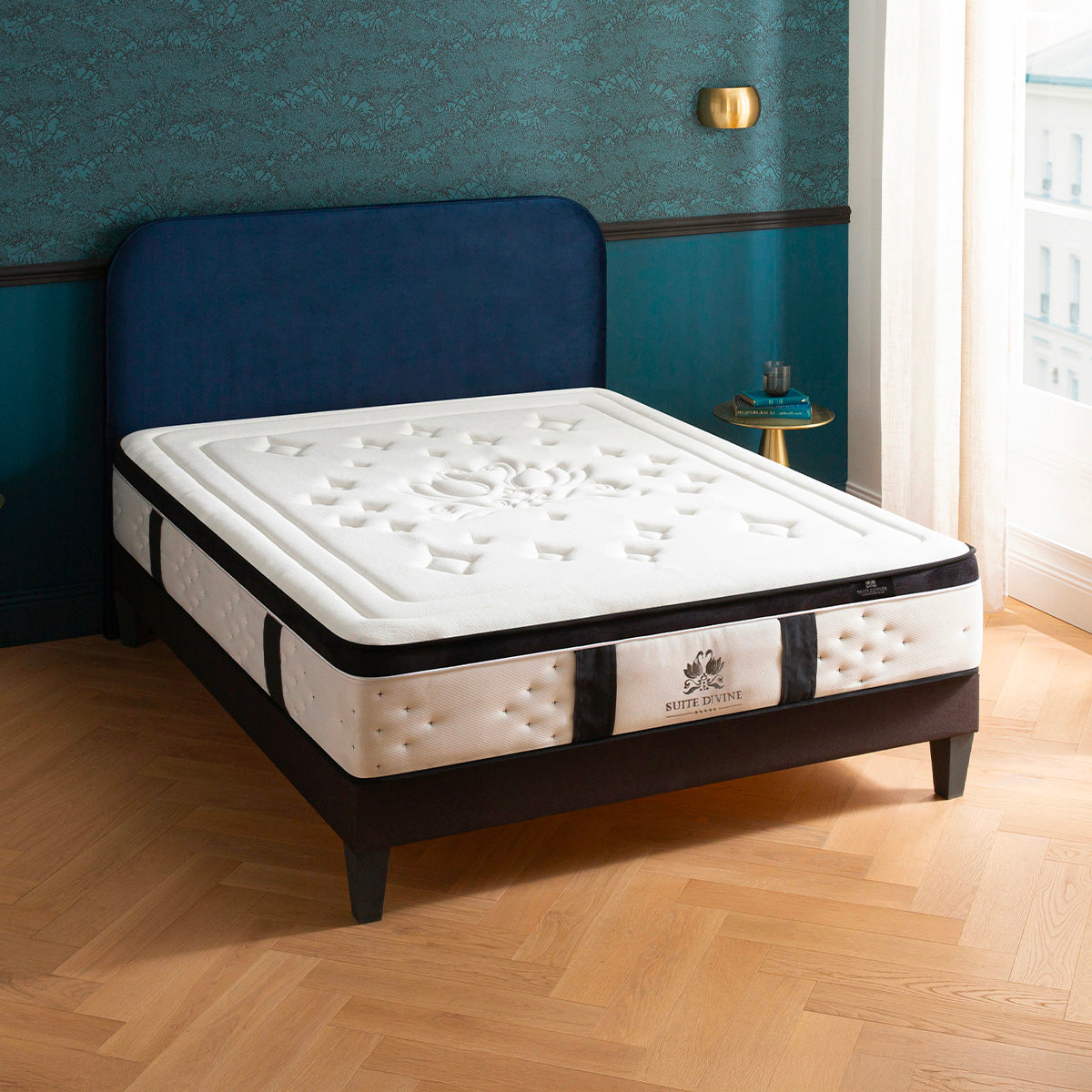 Ensemble Matelas Mémoire de forme SUITE DIVINE avec sommier