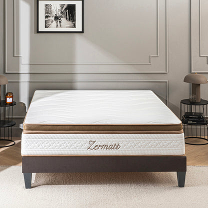 Ensemble Matelas Mémoire de forme ZERMATT avec sommier