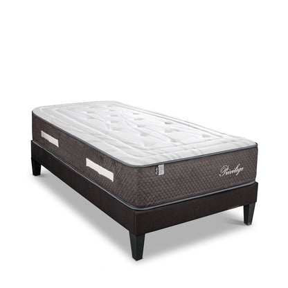 Ensemble Privilège - Matelas ressorts ensachés hypersoft + Sommier - 30 cm d'épaisseur