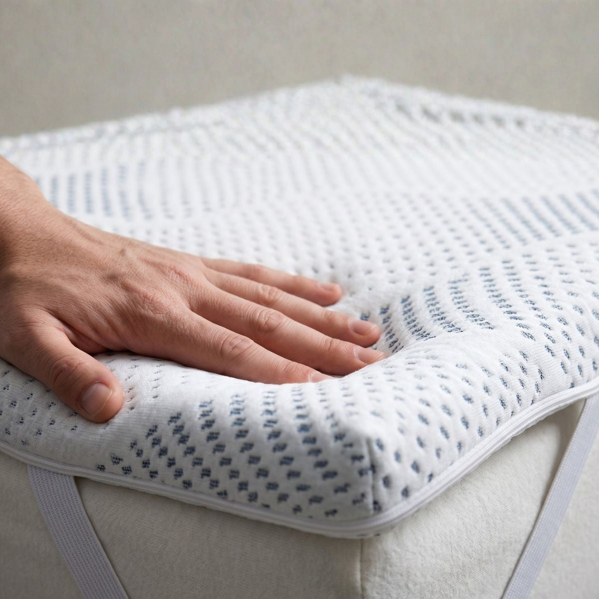 Surmatelas Mémoire de forme et Gel fraîcheur 5 cm VISCO TOUCH