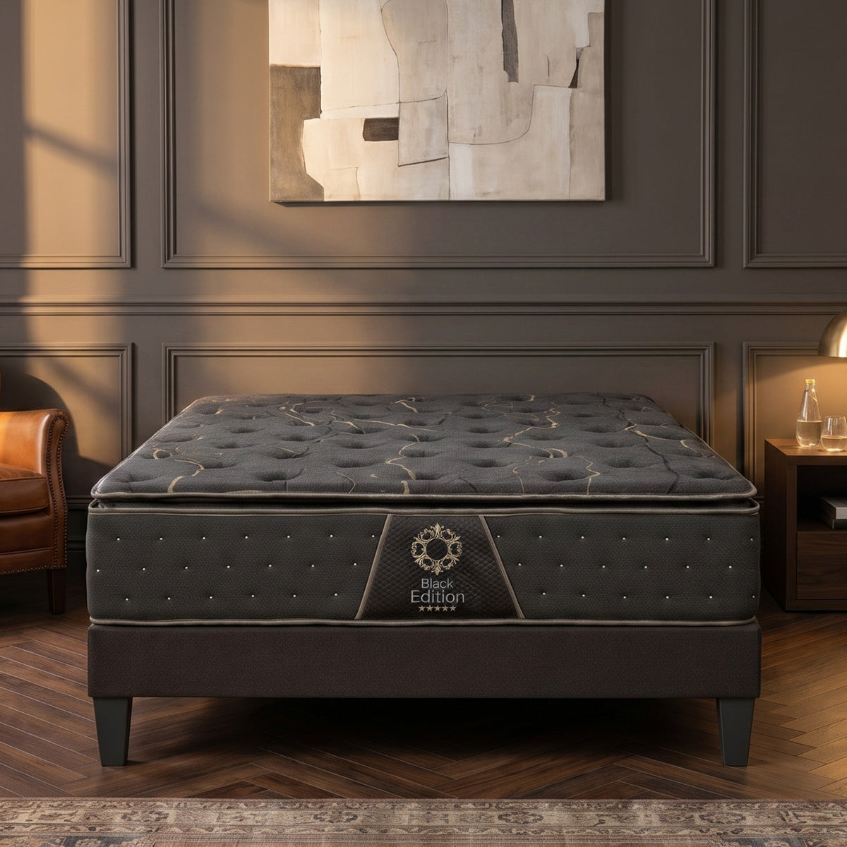 Matelas Mémoire de forme 34 cm BLACK EDITION