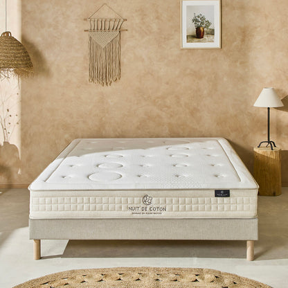 Ensemble Matelas Latex PRÉLUDE avec sommier