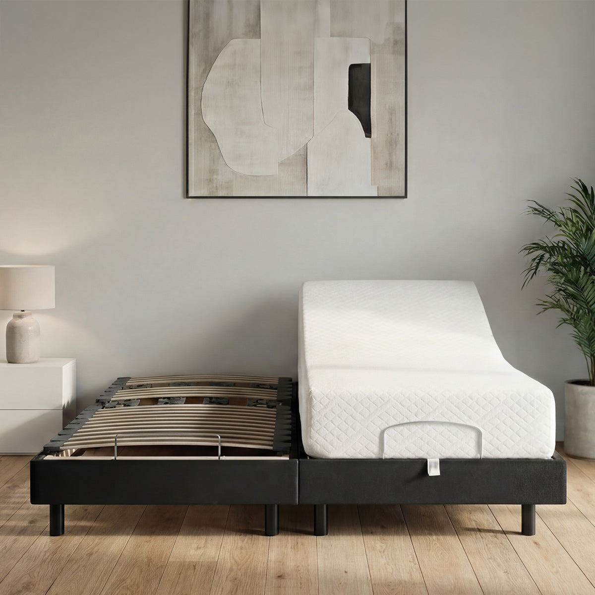 Ensemble Matelas Mémoire de forme ABSOLU avec sommier ROCHEREAU