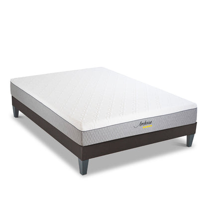 Ensemble Matelas Mémoire de forme AMBOISE avec sommier
