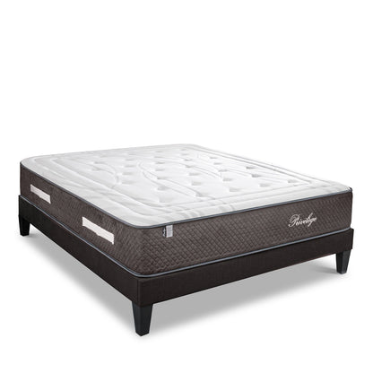 Ensemble Privilège - Matelas ressorts ensachés hypersoft + Sommier - 30 cm d'épaisseur