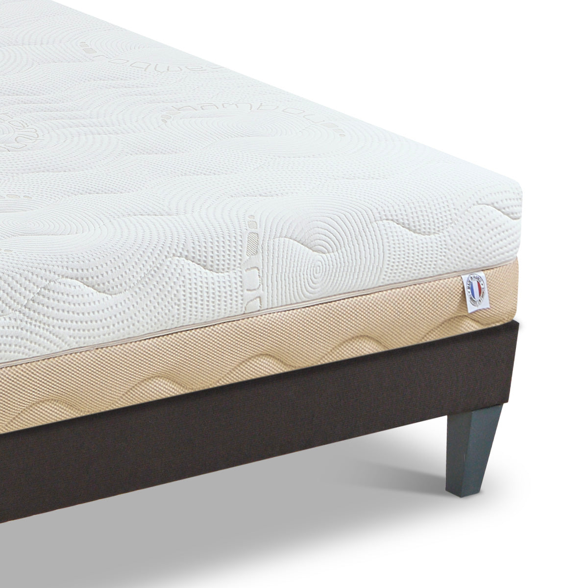 Prêt-à-dormir LÉMAN avec Sommier, Couette, Oreillers et Protège-matelas