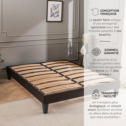 Sommier À Lattes Tissu VICTOIRE