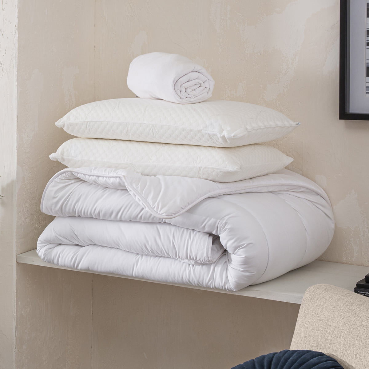 Pack Couette, Oreillers, Protège-matelas RÊVERIE