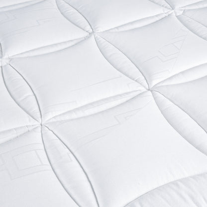 Ensemble Empereur - Matelas mémoire de forme + gel frais + Sommier bois - 33 cm d'épaisseur