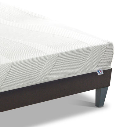 Ensemble Matelas Mémoire de forme PARIS avec sommier