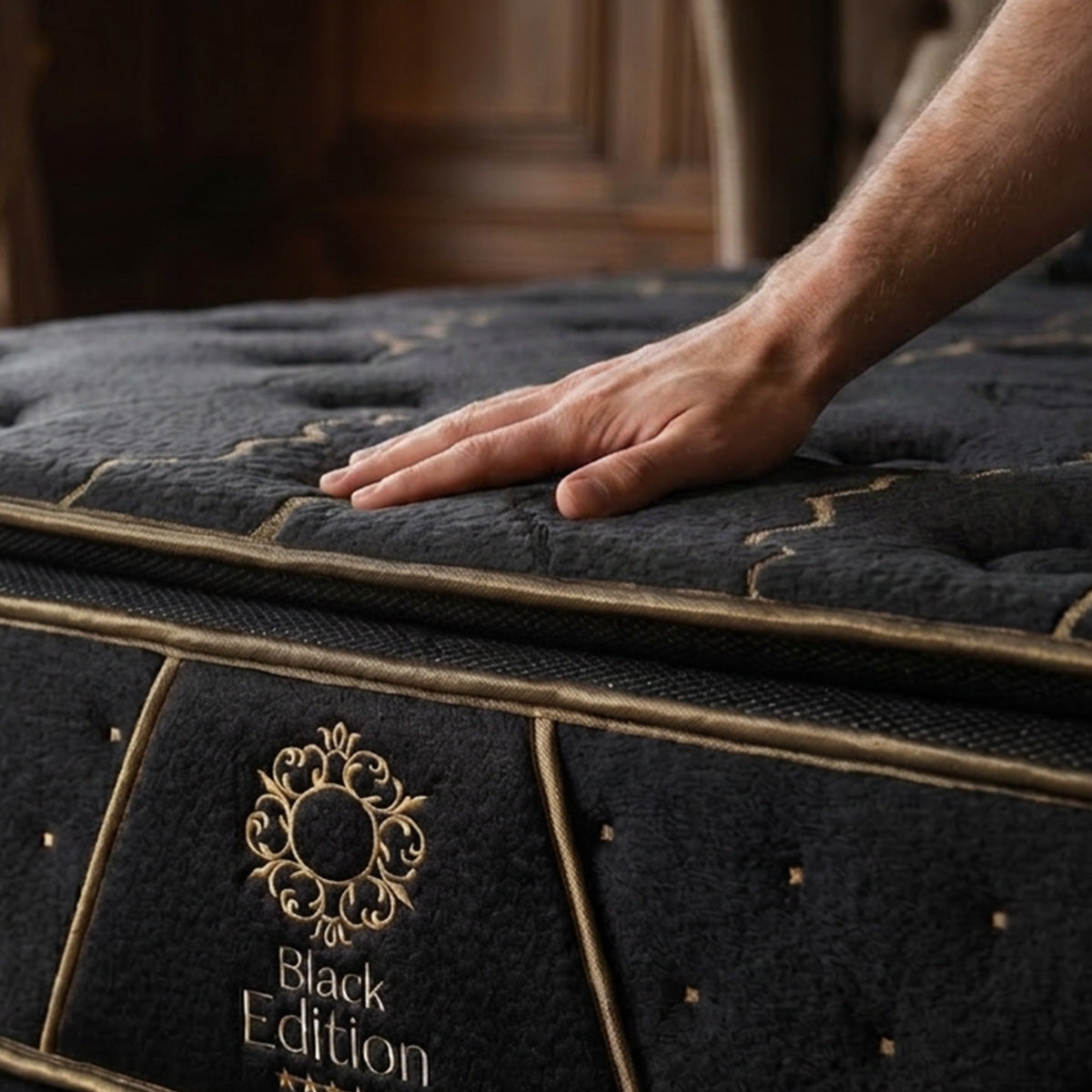 Matelas Mémoire de forme 34 cm BLACK EDITION