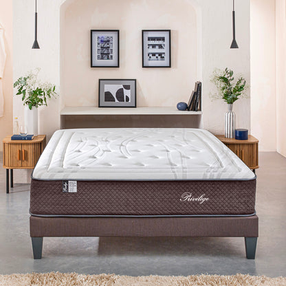 Ensemble Matelas Hybride PRIVILÈGE avec sommier