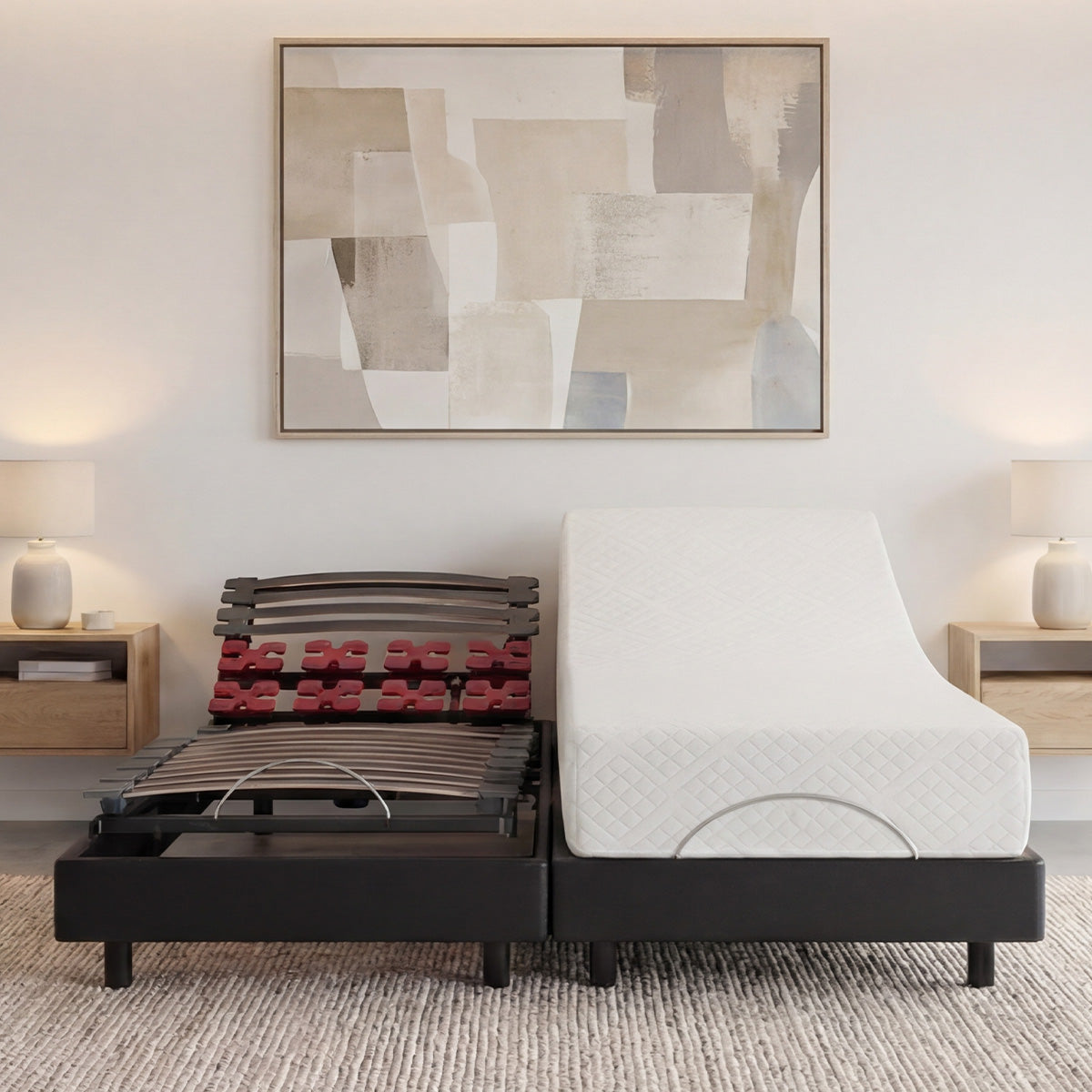 Ensemble Matelas Mémoire de forme ABSOLU avec sommier BODYSOFT