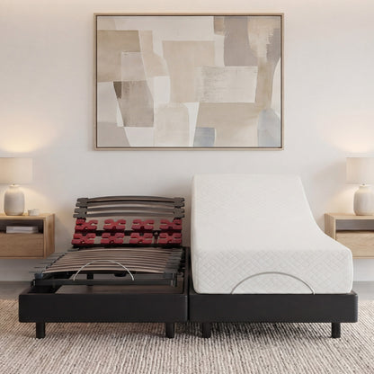 Ensemble Matelas Mémoire de forme ABSOLU avec sommier BODYSOFT