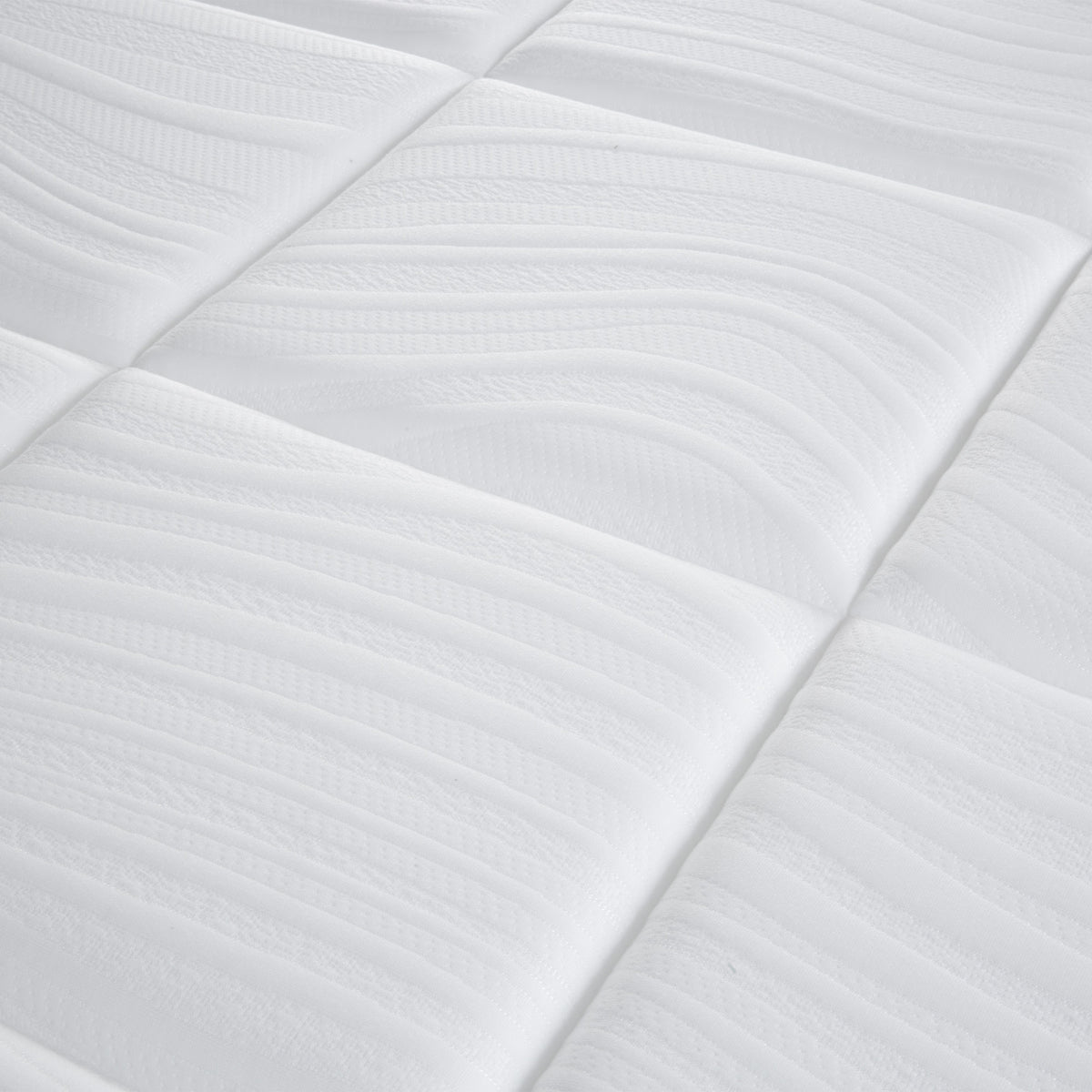 Matelas Fontainebleau - Ressorts ensachés + mémoire de forme - Moelleux puis ferme - 25 cm d'épaisseur