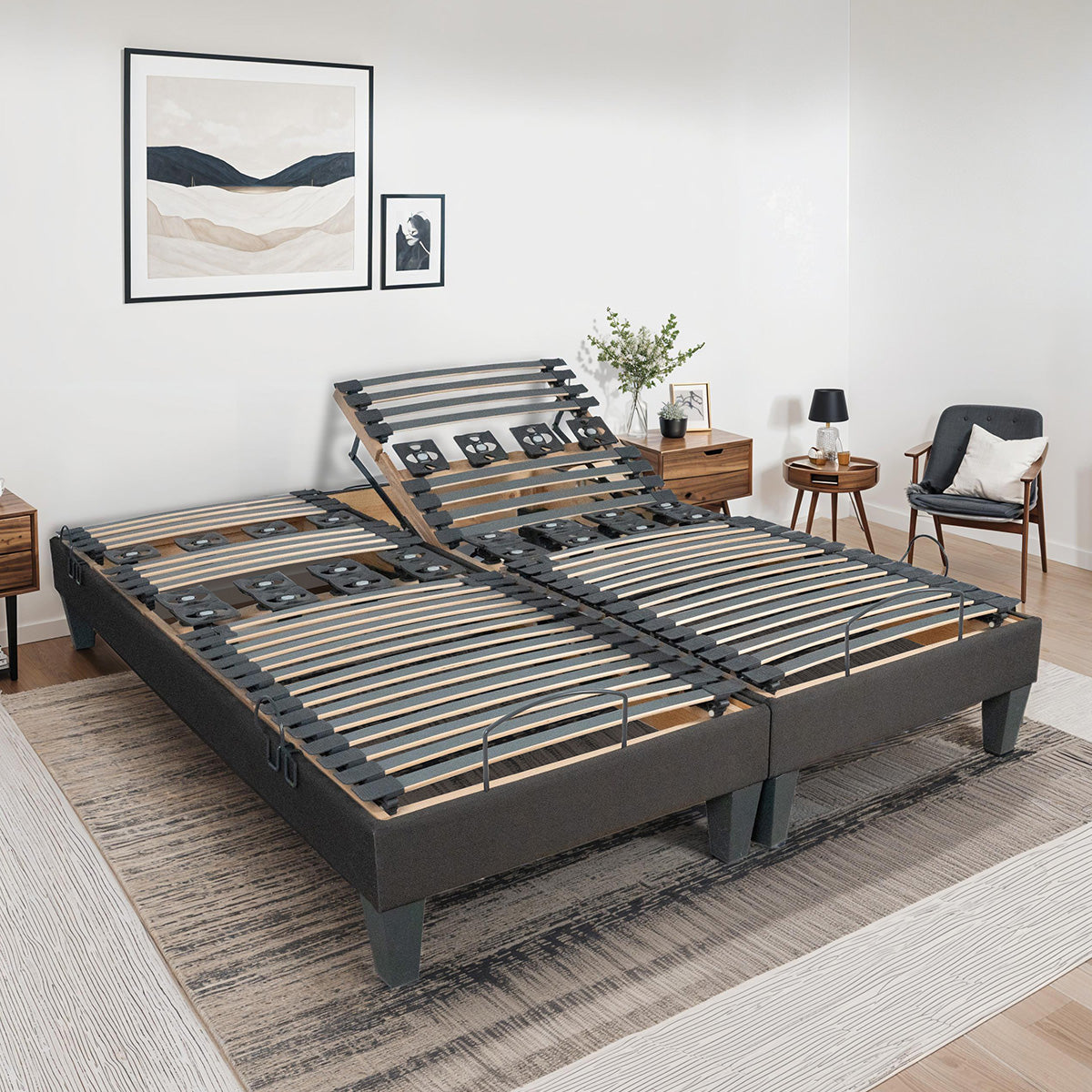 Sommier électrique à lattes et plots ROCHEREAU