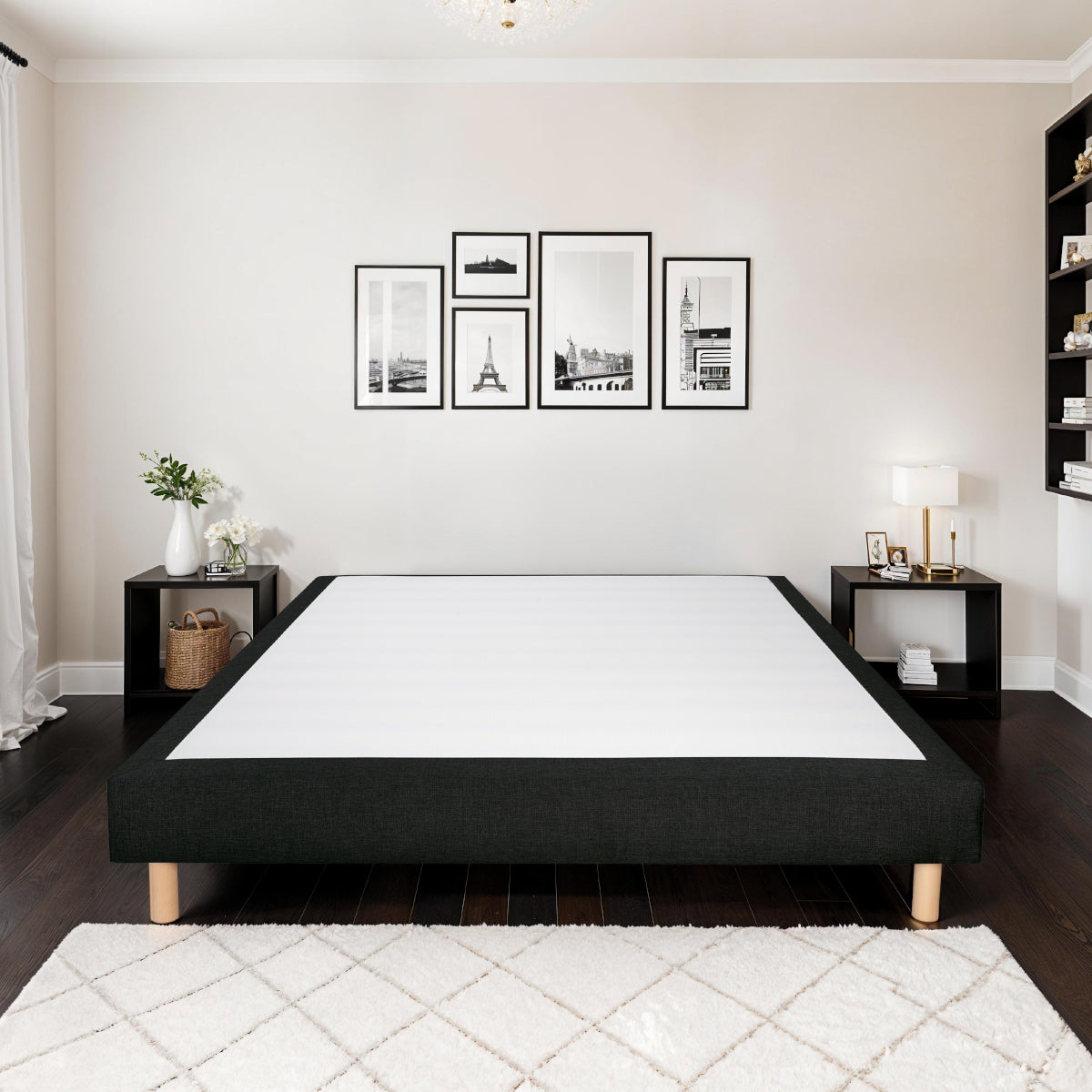 Sommier Tapissier Tissu SISAL