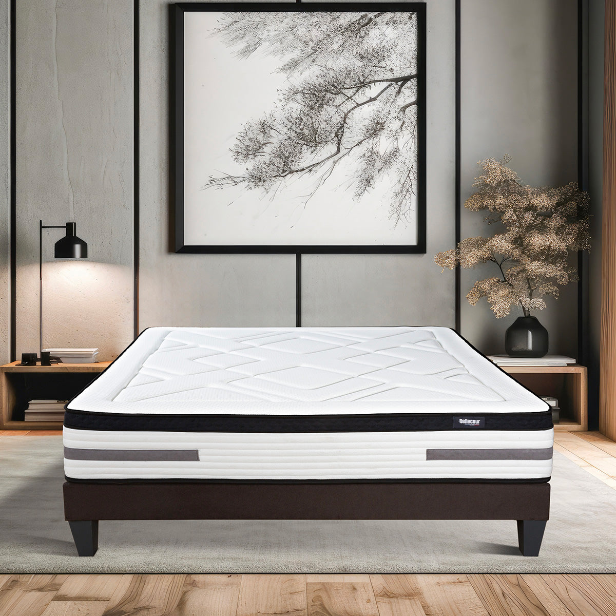 Matelas Ressorts ensachés 24 cm BELLEVUE