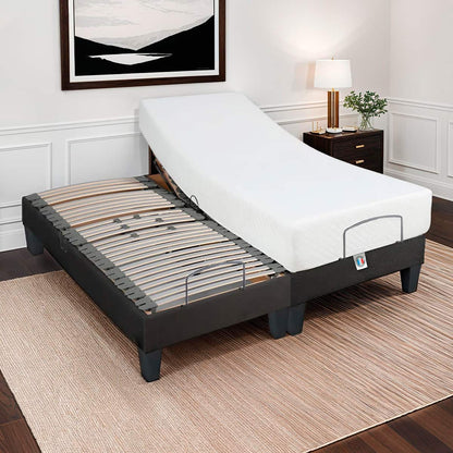 Ensemble Matelas Mémoire de forme ABSOLU avec sommier AMIRAL