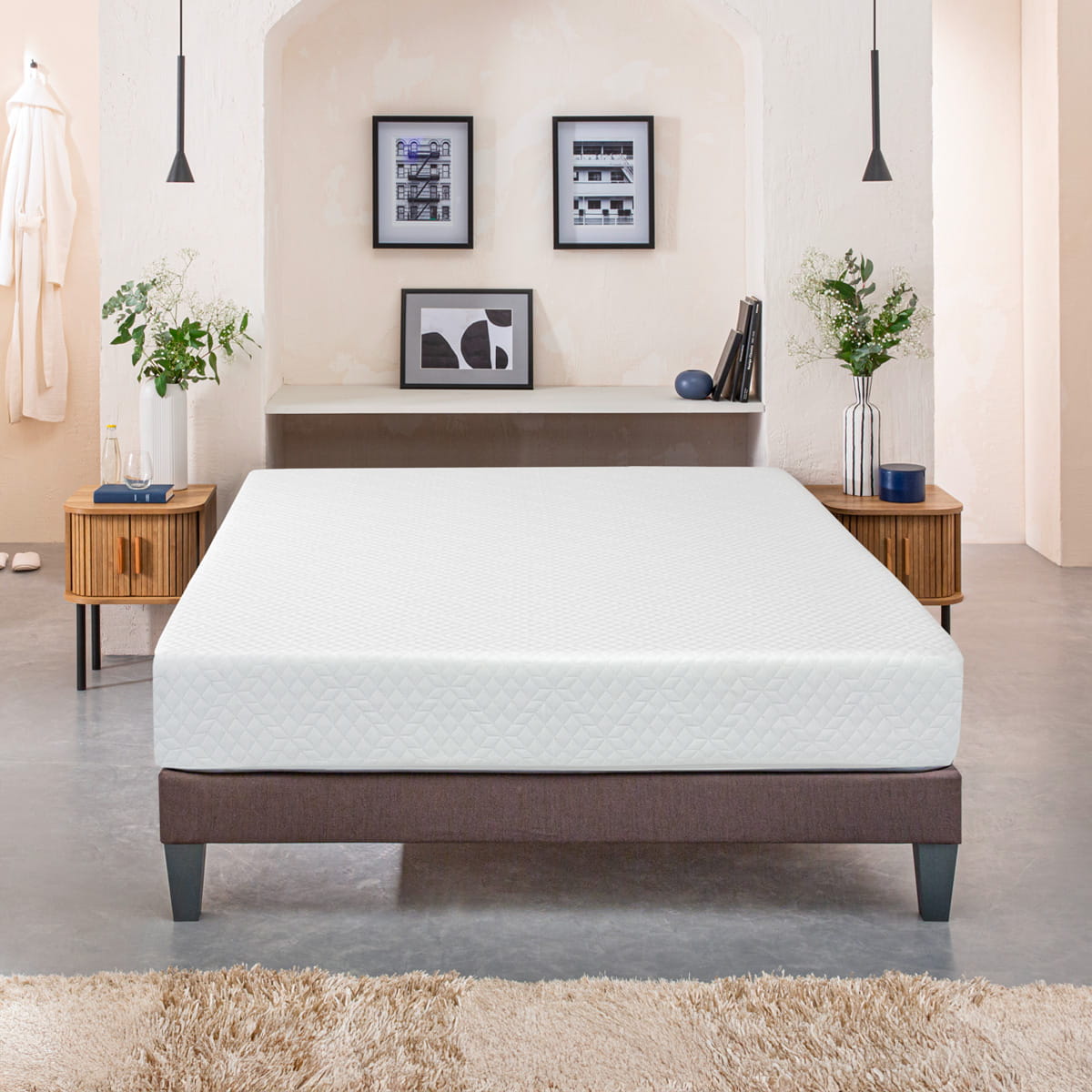 Ensemble Matelas Mémoire de forme ABSOLU avec sommier