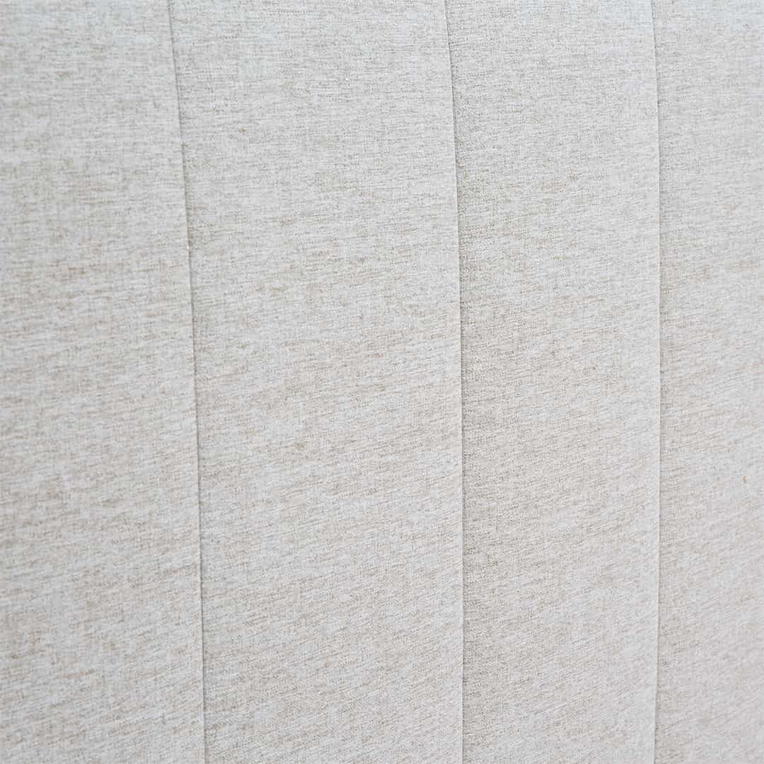 Lit Coffre Effet Velours Beige COURCHEVEL