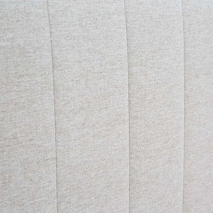 Lit Coffre Effet Velours Beige COURCHEVEL