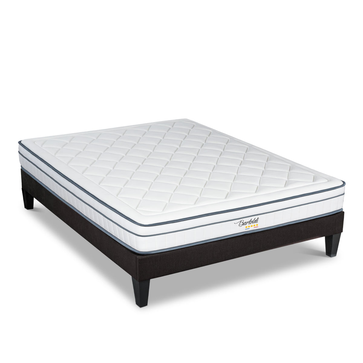Ensemble Matelas Hybride BARTOLDI avec sommier