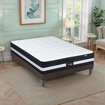 Ensemble Matelas Hybride CHAMBORD avec sommier