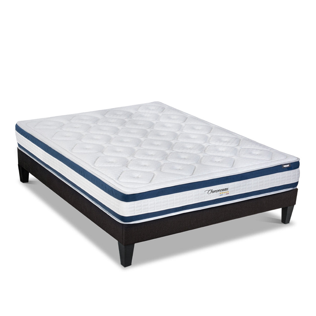 Ensemble Matelas Mémoire de forme CHENONCEAU avec sommier
